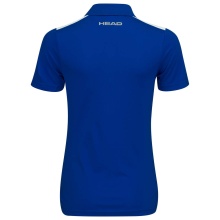 Head Tennis Polo Club 22 Tech (Moisture Transfer Microfiber Technology) royal blue Ladies